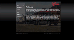 Desktop Screenshot of catomtrucking.com